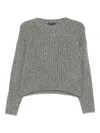 James Perse Ladder-stitch Jumper In Gray
