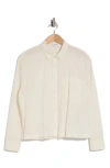 James Perse Light Cotton Button-up Shirt In Canvas