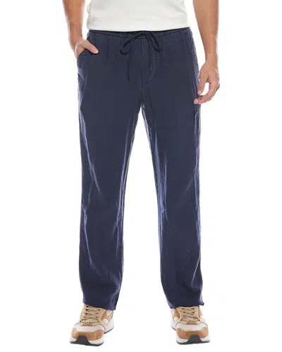 James Perse Lightweight Linen Pant In Blue