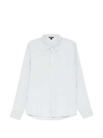 James Perse Lightweight Linen Shirt In White