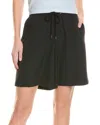 James Perse Lightweight Matte Sateen Short In Black