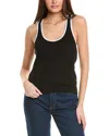 JAMES PERSE LINEN-BLEND RIB TANK