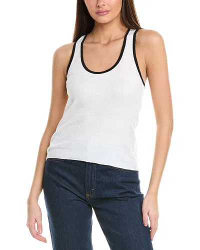 JAMES PERSE JAMES PERSE LINEN-BLEND RIB TANK