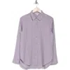 James Perse Linen Button-up Shirt In Iris