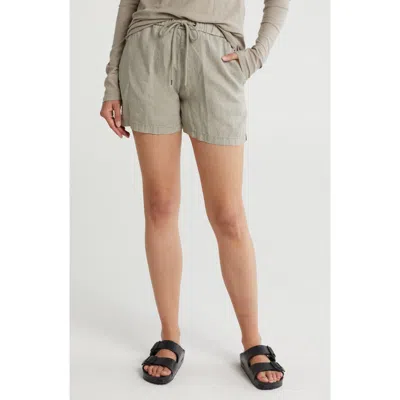James Perse Linen Drawstring Shorts