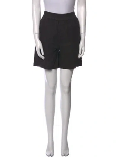 Pre-owned James Perse Linen Knee-length Shorts In Black