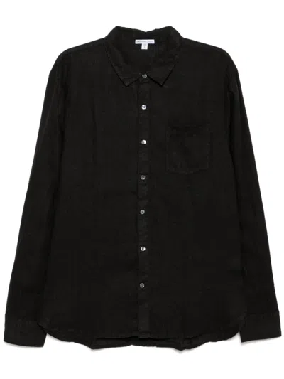 JAMES PERSE LINEN LONG-SLEEVES SHIRT
