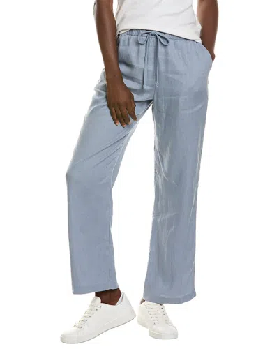 James Perse Linen Lounge Pant In Blue