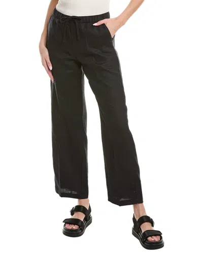 James Perse Linen Lounge Pant In Black