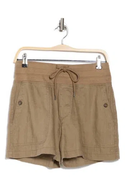 James Perse Linen Military Shorts