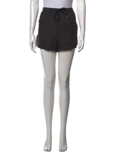 Pre-owned James Perse Linen Mini Shorts In Black