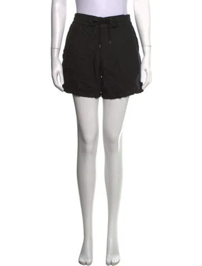 Pre-owned James Perse Linen Mini Shorts In Black