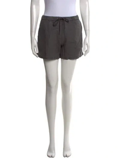 Pre-owned James Perse Linen Mini Shorts In Gray