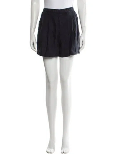 Pre-owned James Perse Linen Mini Shorts In Green