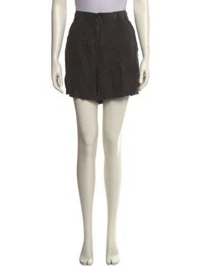 Pre-owned James Perse Linen Mini Shorts In Neutral