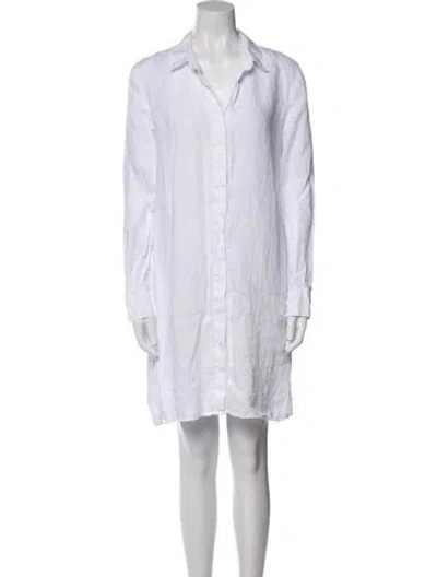 Pre-owned James Perse Linen Nightgown In White