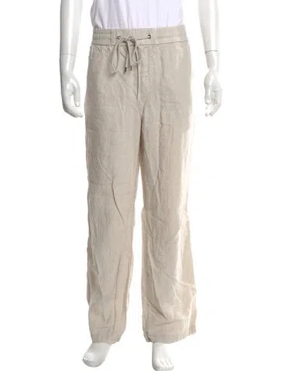 Pre-owned James Perse Linen Pants In Neutral