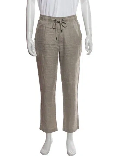 Pre-owned James Perse Linen Pants In Neutral