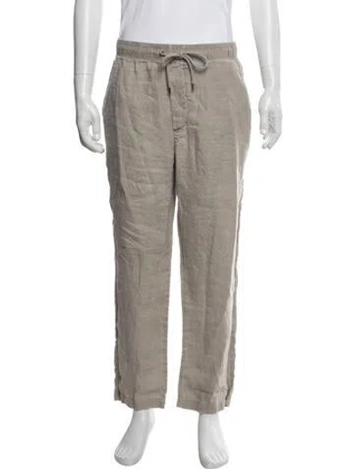 Pre-owned James Perse Linen Pants In Neutral
