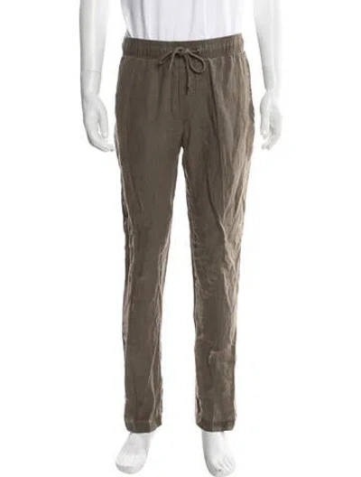 Pre-owned James Perse Linen Pants W/ Tags In Neutral