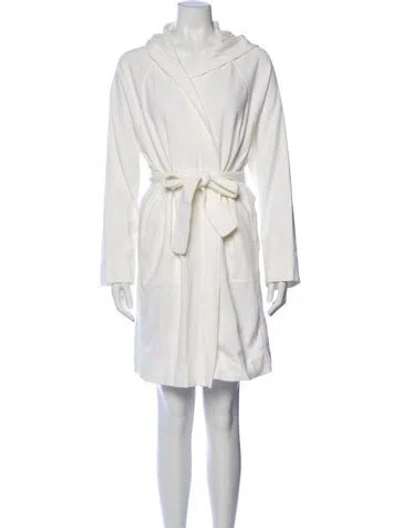 Pre-owned James Perse Linen Robe In Gray