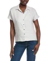 James Perse Linen Shirt In Gray