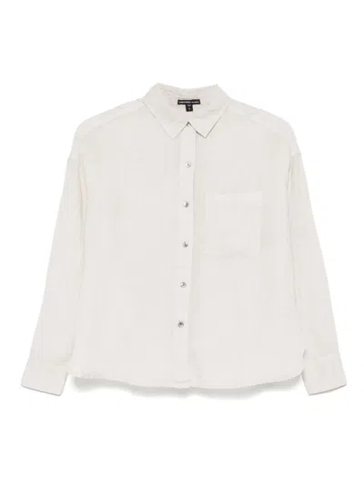 James Perse Linen Shirt In Neutrals