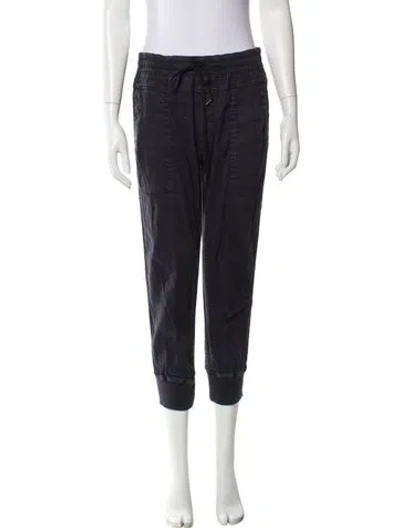 Pre-owned James Perse Linen Skinny Leg Pants In Blue