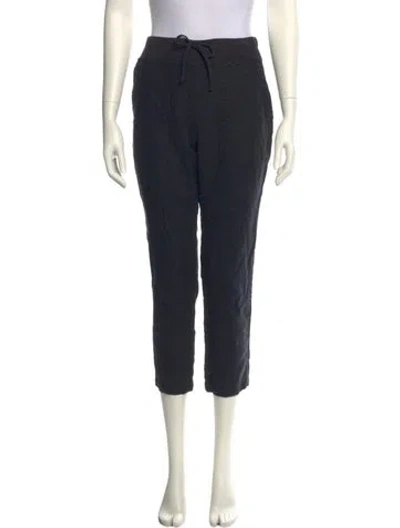 Pre-owned James Perse Linen Straight Leg Pants In Blue