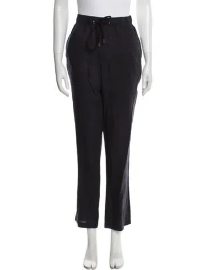 Pre-owned James Perse Linen Sweatpants In Black