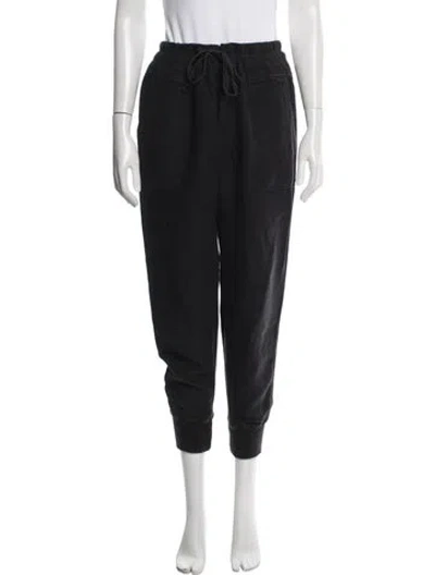 Pre-owned James Perse Linen Sweatpants In Black