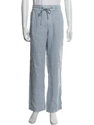 Pre-owned James Perse Linen Sweatpants In Blue