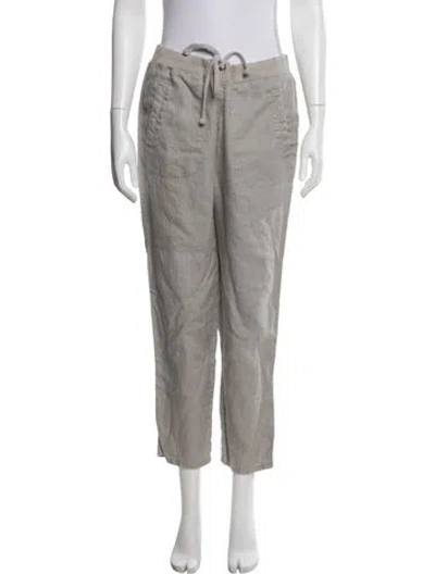 Pre-owned James Perse Linen Sweatpants In Gray