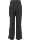 James Perse Linen Trousers In Green