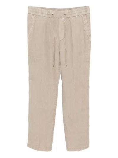 James Perse Linen Trousers In Neutral