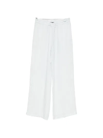 James Perse Linen Trousers In White