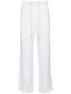 James Perse Linen Trousers In White