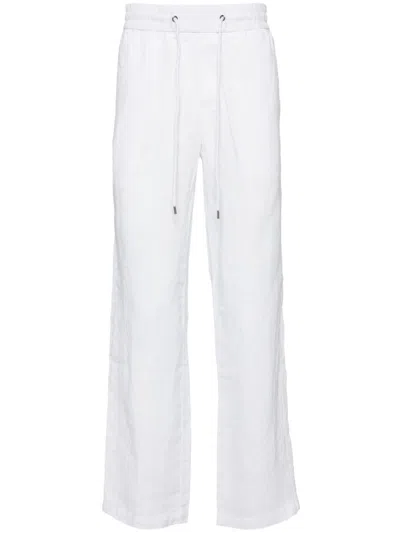 James Perse Linen Trousers In White