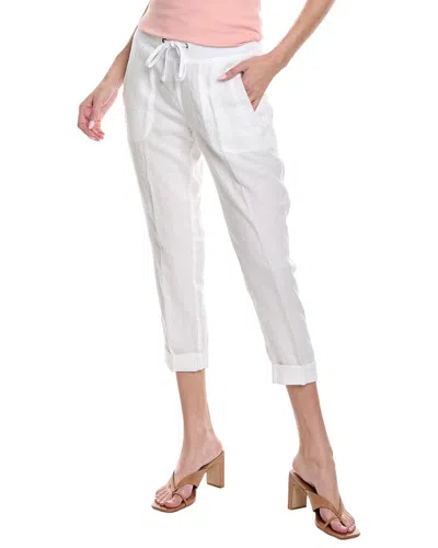 James Perse Linen Utility Pant In White