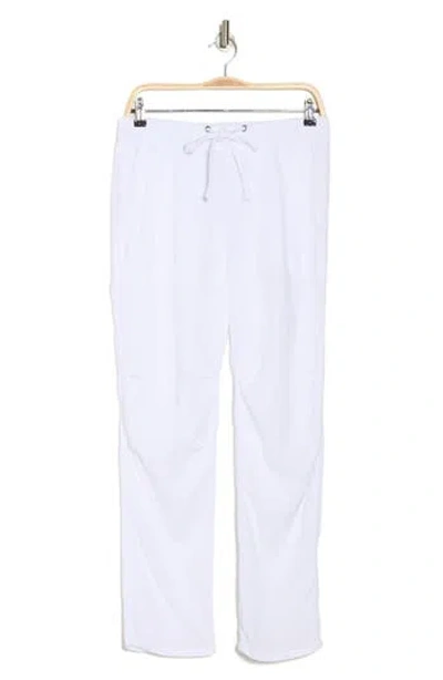 James Perse Linen Utility Pants In White