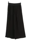 James Perse Linen Wide-leg Trousers In Black