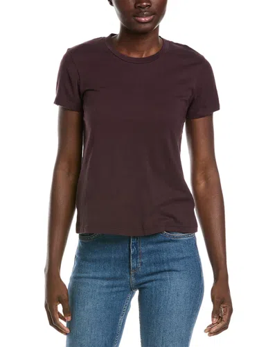 James Perse Crew Shirt In Red