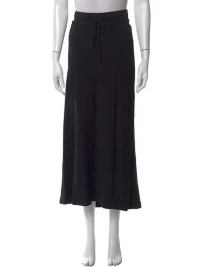 Pre-owned James Perse Long Skirt In Black