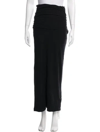 Pre-owned James Perse Long Skirt In Black
