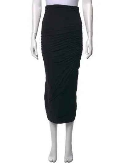 Pre-owned James Perse Long Skirt In Black