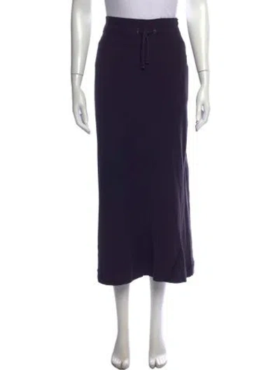 Pre-owned James Perse Long Skirt In Black