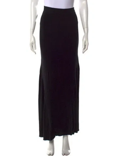 Pre-owned James Perse Long Skirt In Black