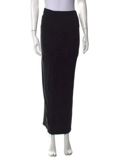 Pre-owned James Perse Long Skirt In Black