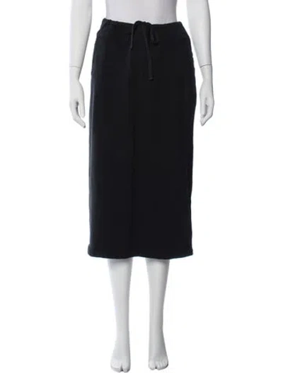 Pre-owned James Perse Long Skirt In Black