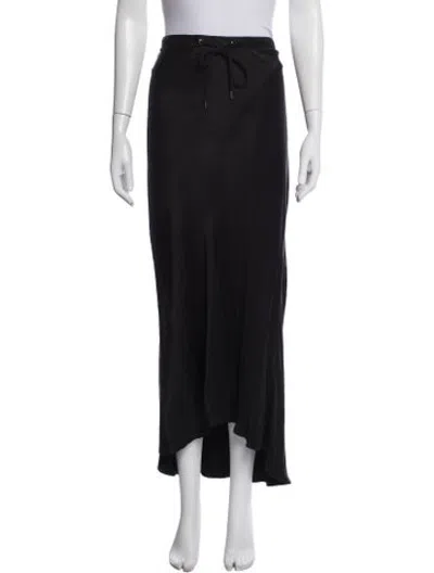 Pre-owned James Perse Long Skirt In Black